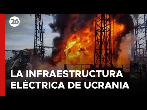 Rusia atacó la infraestructura eléctrica de Ucrania