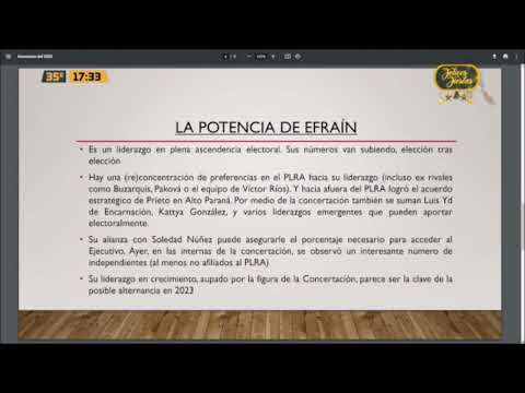 Marcos Pérez Talia presenta escenarios del 2023