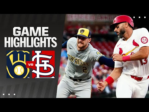 Brewers vs. Cardinals Game Highlights (8/21/24) | MLB Highlights