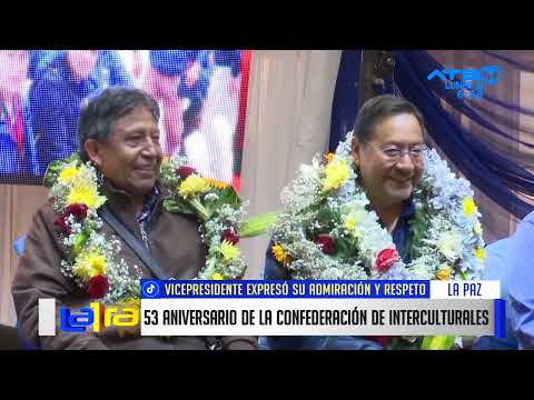 Presidente Arce participó del 53º aniversario de la Confederación Sindical de Comunarios Originarios