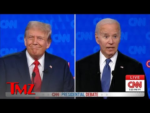 Donald Trump, Joe Biden Argue About Golf During Debate | TMZ TV
