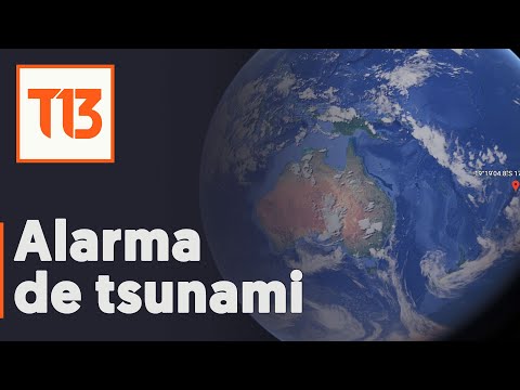 Sirenas de tsunami tras terremoto 7.3 en Tonga