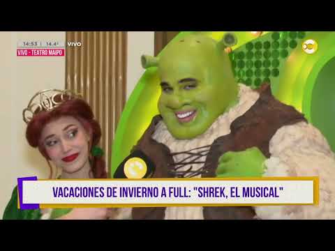 Vacaciones de invierno a full: Shrek, el musical en el teatro Maipo ? ¿QPUDM? ? 25-07-23