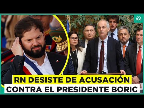 Boric: RN se retracta y descarta acusación contra el presidente