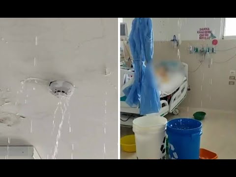 Hospital del Niño: Tuberías rotas provocaron un 'aguacero' dentro del área de UCI