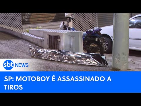 Motoboy é morto a tiros na capital paulista | #SBTNewsnaTV (30/09/24)