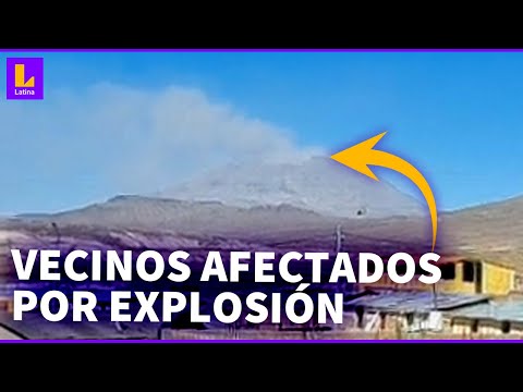 Nueva explosión de volcán Ubinas ponen en riesgo a población: Necesitamos apoyo y medicamentos