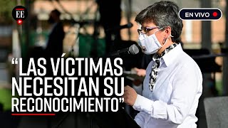 Claudia López a Iván Duque: “el reconocimiento y el perdón no se delegan, se ejercen”