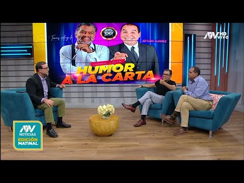 Arturo Álvarez y el Dr. Tomás Angulo presentan su nuevo show 'Humor a la carta'