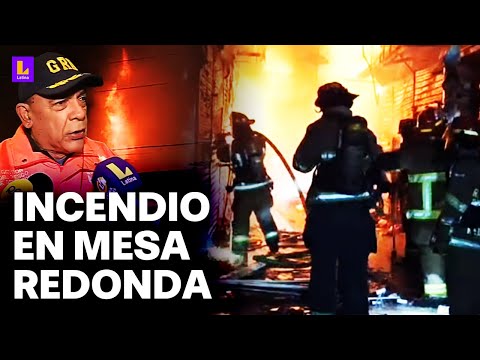 Incendio en Mesa Redonda por trabajo en galería 'Los Damnificados': Está en corazón de la manzana