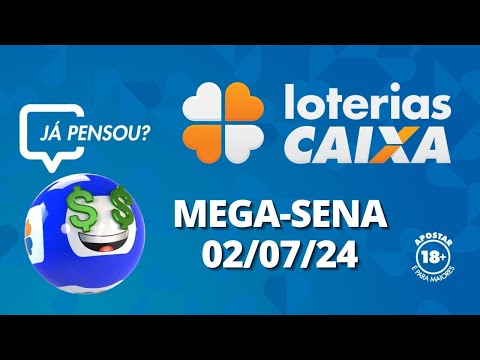 Resultado da Mega-Sena - Concurso nº 2744 - 02/07/2024
