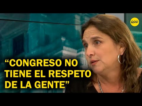 Marisol Pérez Tello: El Congreso no tiene el respeto de la gente