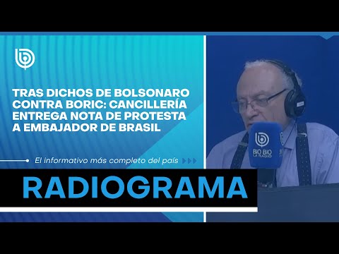 Tras dichos de Bolsonaro contra Boric: Cancillería entrega nota de protesta a embajador de Brasil