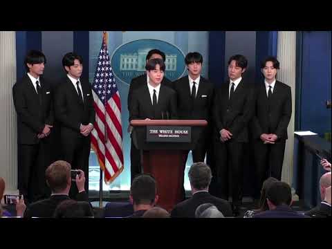 BTS denuncia en la Casa Blanca el racismo contra asiáticos