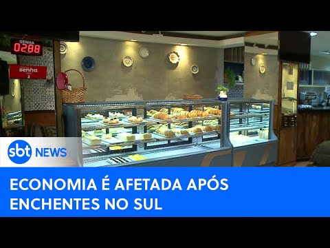 Pesquisa aponta que 39% dos comércios no RS planejam demitir funcionários| #SBTNewsnaTV (08/07/24)