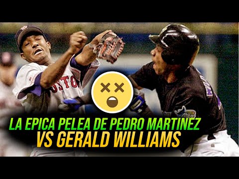 LA EPICA PELEA DE Pedro Martínez y Gerald Williams EN GRANDE LIGAS