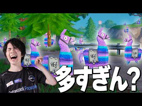 【速報】えっ！ラマが大量に出現中！？【フォートナイト/Fortnite】