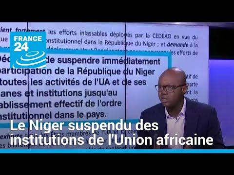 L'Union africaine suspend le Niger de ses institutions après le coup d'État • FRANCE 24