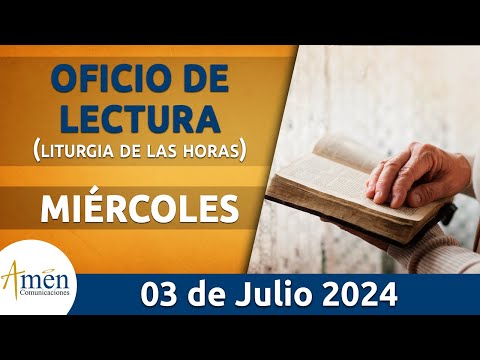 Oficio de Lectura de hoy Miércoles 3 Julio 2024 l Padre Carlos Yepes l Católica l Dios