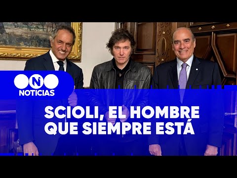 SCIOLI, EL HOMBRE QUE SIEMPRE ESTÁ - Telefe Noticias