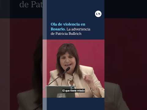 Patricia Bullrich habló en conferencia de prensa por la ola de violencia en Rosario