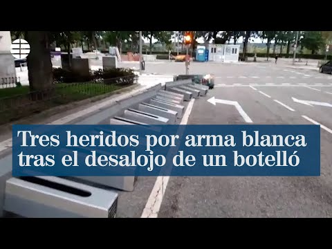 Tres heridos por arma blanca tras el desalojo de un botellón en el Parque del Oeste (Madrid)
