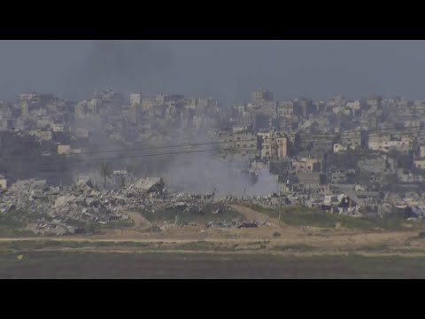 Smoke clouds rise from northern Gaza as Israeli offensive goes on