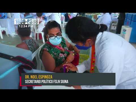 Inmunización en el Triángulo Minero con la vacuna Sputnik V y AstraZeneca - Nicaragua