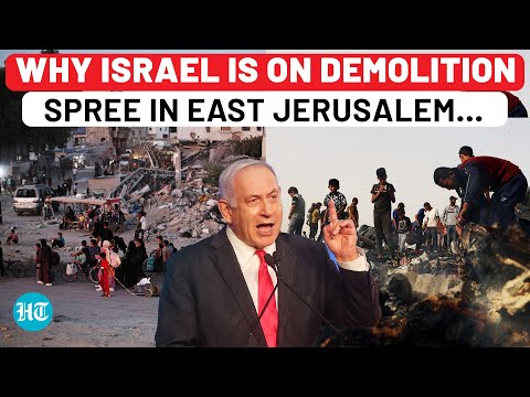 Israel On Demolition Spree Of Non-Permit Palestinian Homes In East Jerusalem Amid Gaza War | Watch