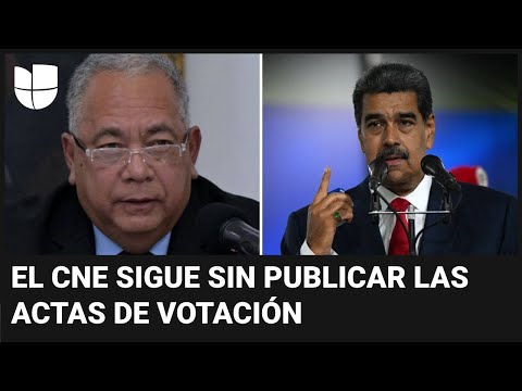 Sin presentar las actas, el CNE ratifica la victoria electoral de Nicolás Maduro en en Venezuela