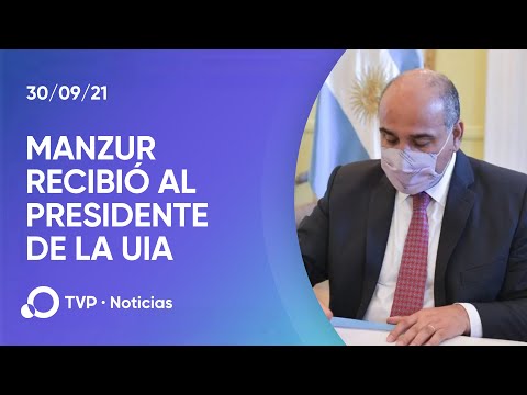 Manzur recibió al presidente de la UIA, Daniel Funes de Rioja