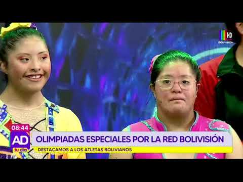 ¡Nuestras representantes bolivianas! Se viene las Olimpiadas Especiales por la Red Bolivisión