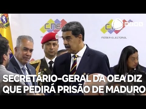 Secretário-geral da OEA diz que pedirá prisão de Maduro