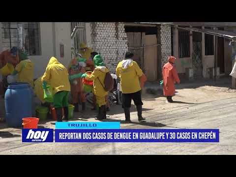 Reportan dos casos de dengue en Guadalupe y 30 casos en Chepén