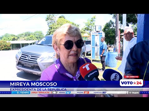 Expresidenta Mireya Moscoso no apoyará una alianza con Martín Torrijos