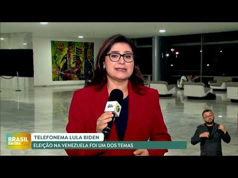 Lula e Biden falam sobre a situação da Venezuela por telefone