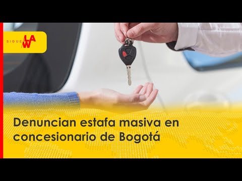 Denuncian estafa masiva en concesionario de Bogotá