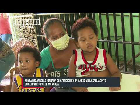 Atención médica gratuita a familias del Anexo Villa San Jacinto - Nicaragua