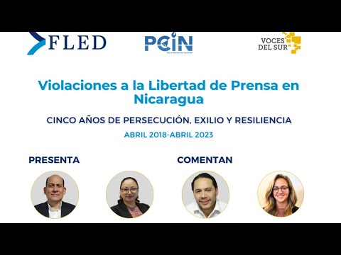 Violaciones a la Libertad de Prensa enNicaragua | CINCO AÑOS DE PERSECUCIÓN, EXILIO Y RESILIENCIA