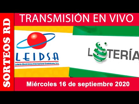 LEIDSA y Lotería Nacional en  VIVO / miércoles 16 de septiembre 2020