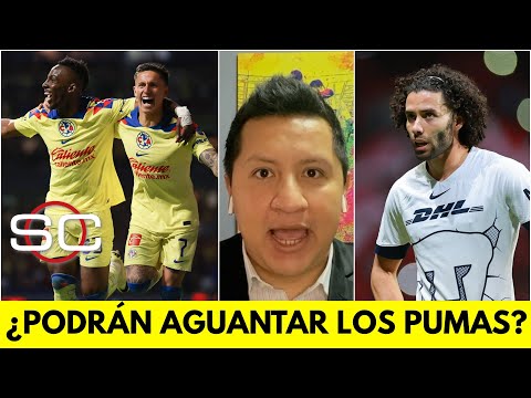 EQUIPO DE LUJO. Así saldrá EL AMÉRICA vs PUMAS en el CLÁSICO CAPITALINO de LIGA MX | SportsCenter