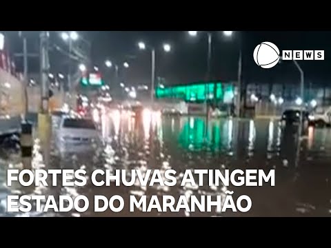 Fortes chuvas atingem o Maranhão