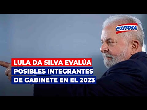 Lula da Silva evalúa posibles integrantes de gabinete en el 2023