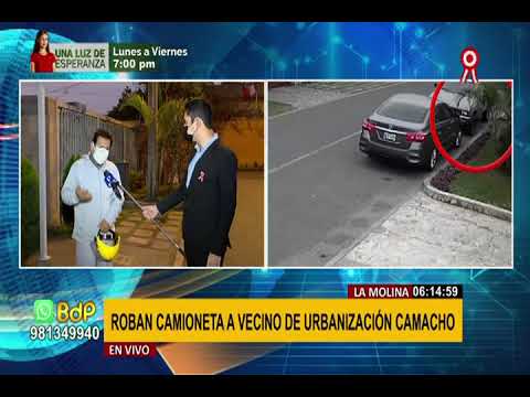 La Molina: roban camioneta en exclusiva zona de Camacho