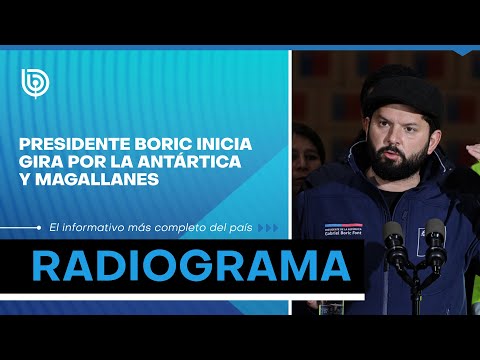 PRESIDENTE BORIC inicia gira por la Antártica y Magallanes