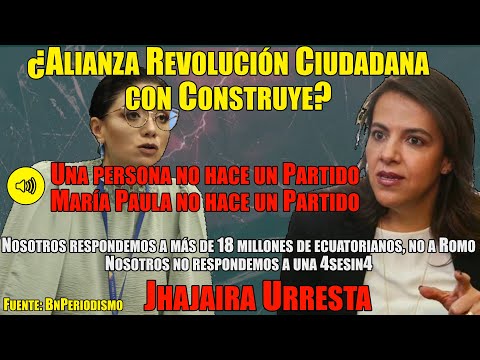 Jhajaira Urresta Desmiente Posibilidad de Acuerdo con María Paula Romo