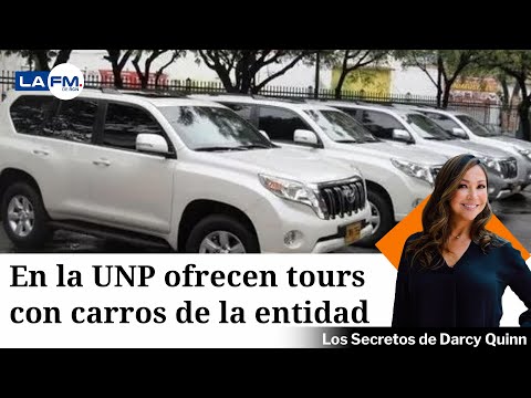 Funcionario de la UNP ofrece tours con carros de la entidad