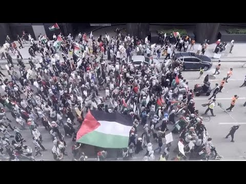 Hundreds attend pro-Palestinian march in Houston
