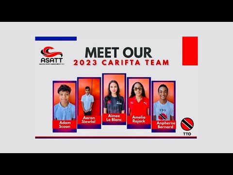 ASATT Announces CARIFTA Swim Squad