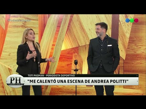 Toti Pasman se calentó en vivo con Andrea Politti - Podemos Hablar 2021